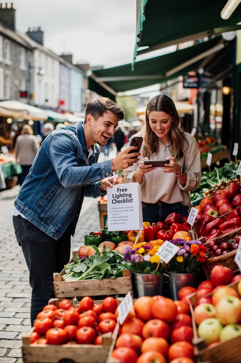 Natural lighting techniques for depth in mobile photography