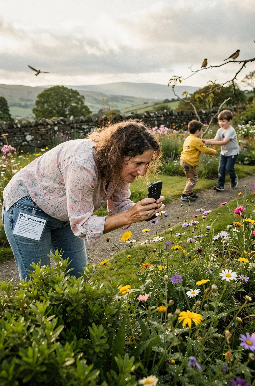 Creative use of shadows in mobile photography.