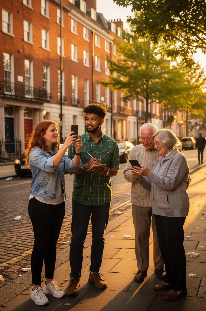 Professional business solutions illustration